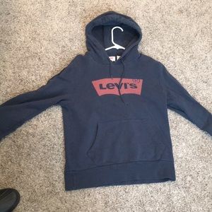 Levi’s navy blue hoodie size small